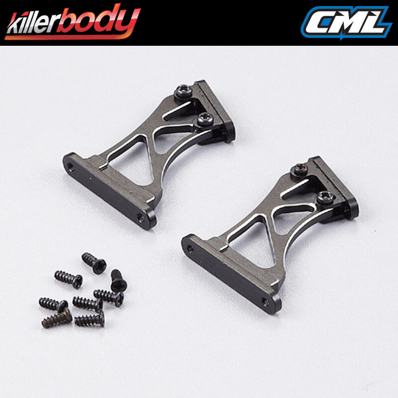 image KILLERBODY REAR WING MOUNT - HIGH 1/7 (CNC ALUMINUM) - Image 1