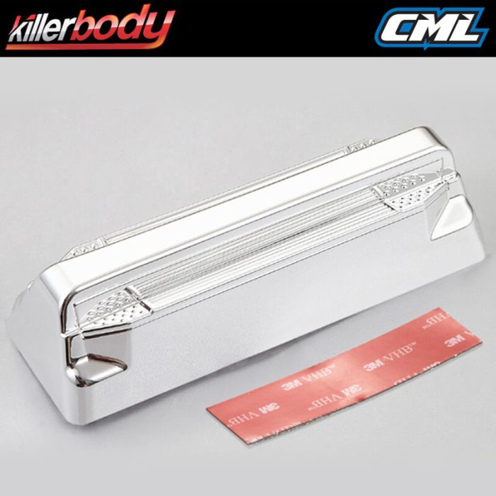 KILLERBODY CHROMED PEDAL 1/10 ELECTRIC MONSTER TRUCK - Image 1