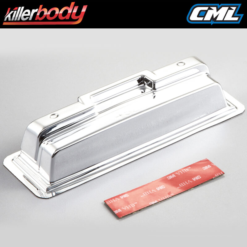 image KILLERBODY CHROMED REAR BUMPER 1/10 ELECTRIC MONSTER TRUCK - Image 1