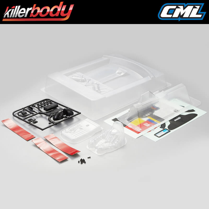 image KILLERBODY CLEAR COCKPIT SET 1/10 TRUCK - Image 1
