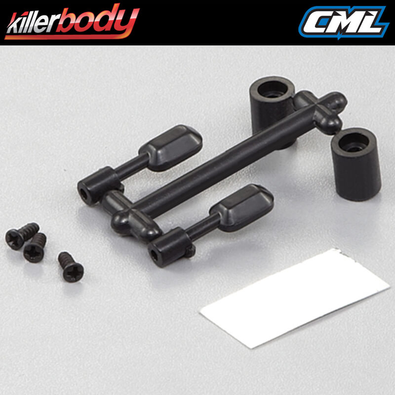 image KILLERBODY WING MIRROR TYPE "G" SET 1/10 TRUCK - Image 1