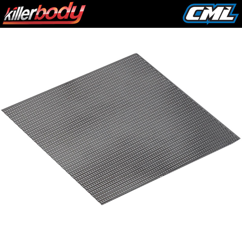 image KILLERBODY S/LESS STEEL MODIFIED AIR INTAKE OVAL MESH BLACK - Image 1