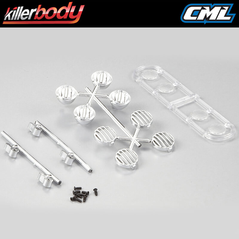 image KILLERBODY CHROME LIGHT SET FOR ROOF RACK TYPE A - Image 1