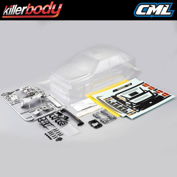 KILLERBODY LANCIA DELTA HF INTEGRALE 190MM CLEAR BODY - Image 1