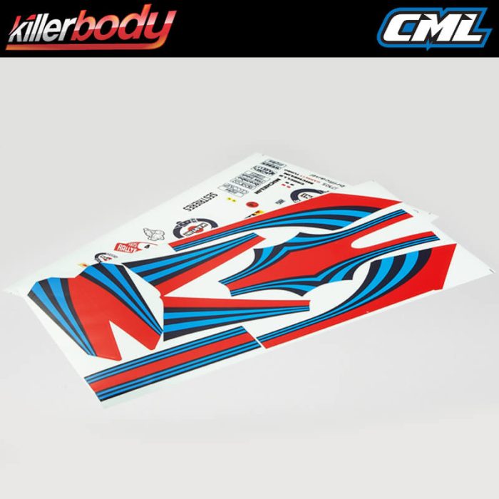 KILLERBODY DECAL SHEET (LANCIA DELTA HF INTEGRALE) - Image 1