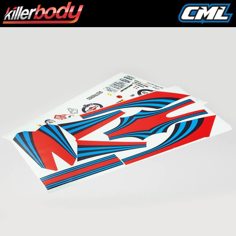 image KILLERBODY DECAL SHEET (LANCIA DELTA HF INTEGRALE) - Image 1