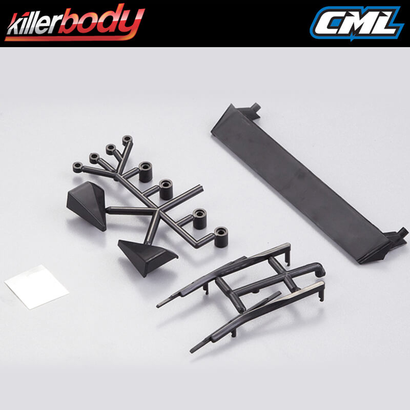 image KILLERBODY BLACK PLASTIC PARTS (LANCIA DELTA HF INTEGRALE) - Image 1
