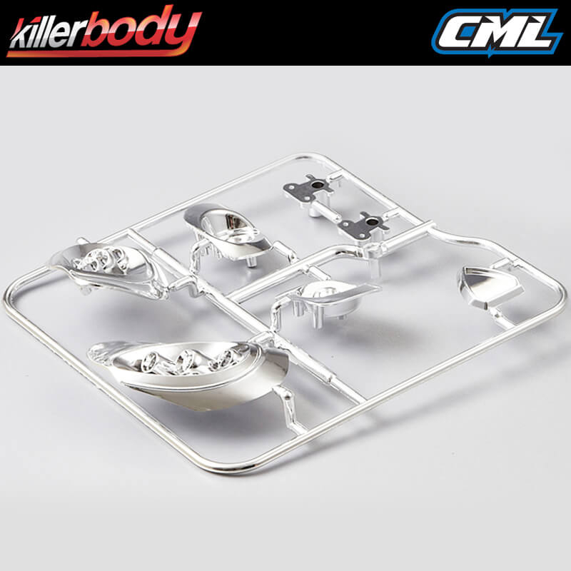 image KILLERBODY CHROMED PLASTIC PAR TS SET (ALFA ROMEO TZ3 CORSA) - Image 1