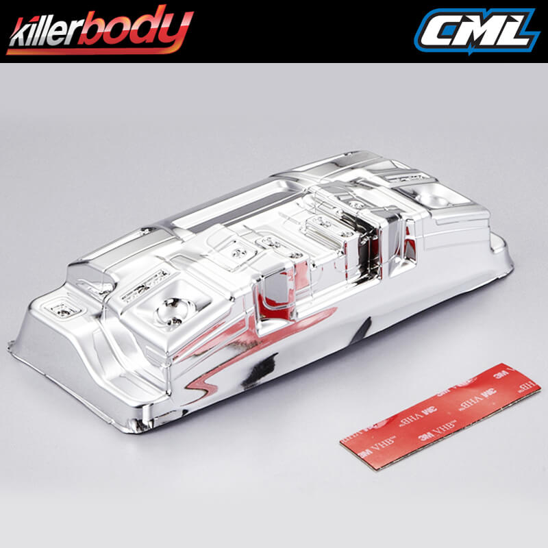 image KILLERBODY CHROMED LIGHT BUCKET 1/10 CRAWLER (HORRI-BULL) - Image 1