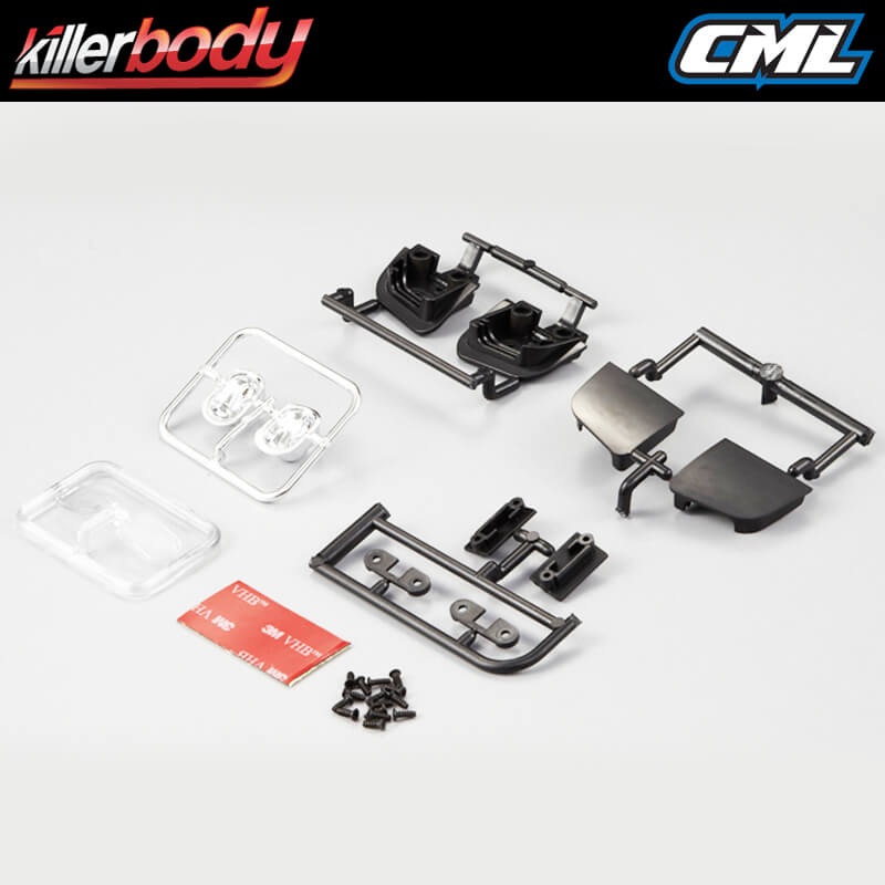 image KILLERBODY MOVEABLE HEADLIGHT 1/10 TOURING CAR - Image 1