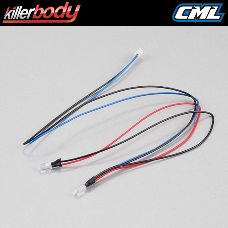 image KILLERBODY LED UNIT SET (2 BLUE LEDS DIAMETER: 5MM) - Image 1