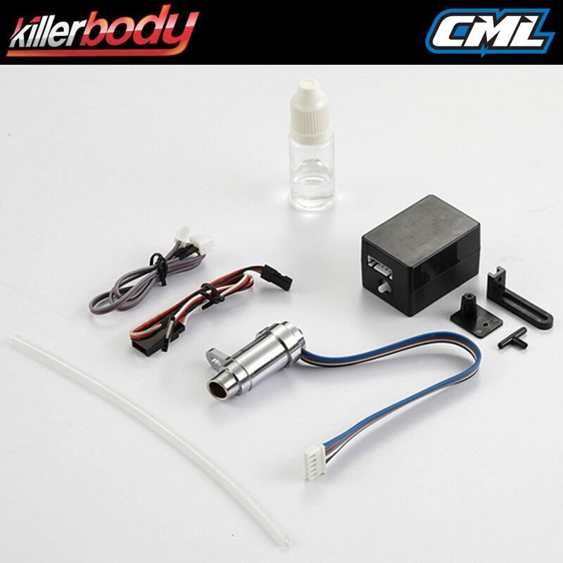 image KILLERBODY SMOKY EXHAUST PIPE W/LED UNIT SET FOR 1/10 RC CAR - Image 1
