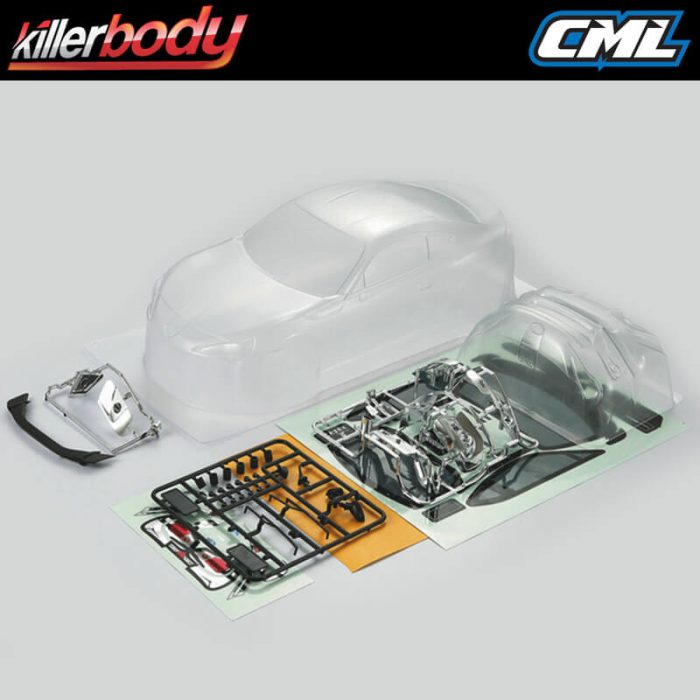 KILLERBODY SUBARU BRZ 190MM CLEAR BODY - Image 1