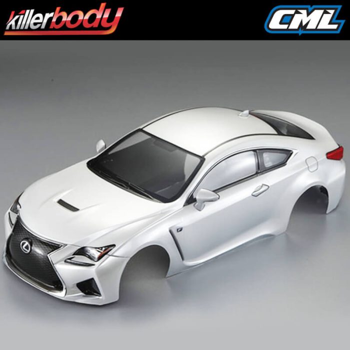 KILLERBODY LEXUS RC F 195MM FINISHED BODY - PEARL WHITE - Image 1