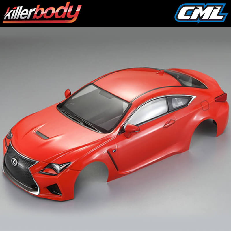 image KILLERBODY LEXUS RC F 195MM FINISHED BODY - ORANGE - Image 1