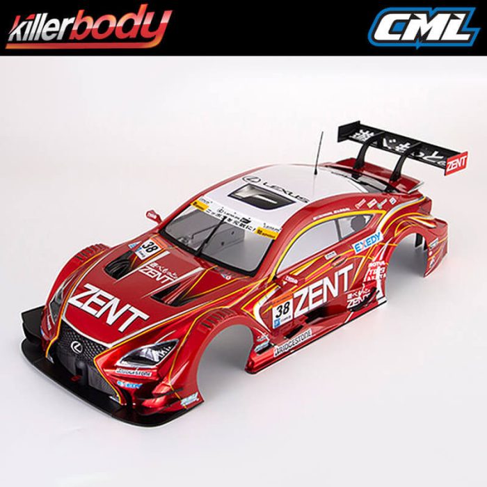 KILLERBODY ZENT CERUMO RC F FINISHED BODYSHELL 1/10TH - Image 1