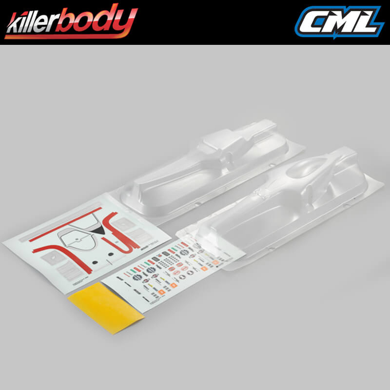 image KILLERBODY HOVER FORMULA TYPE R CLEAR BODY KYOSHO DRONE RACE - Image 1