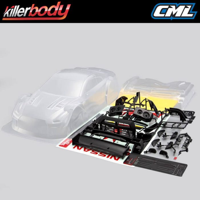 KILLERBODY NISSAN MOTUL AUTECH GT-R 2016 CLEAR BODY SET - Image 1