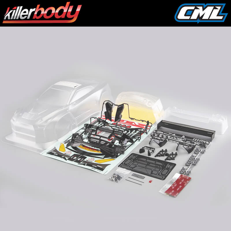 image KILLERBODY B-MAX NDDP GT-R (NISMO GT3) CLEAR BODY SET - Image 1