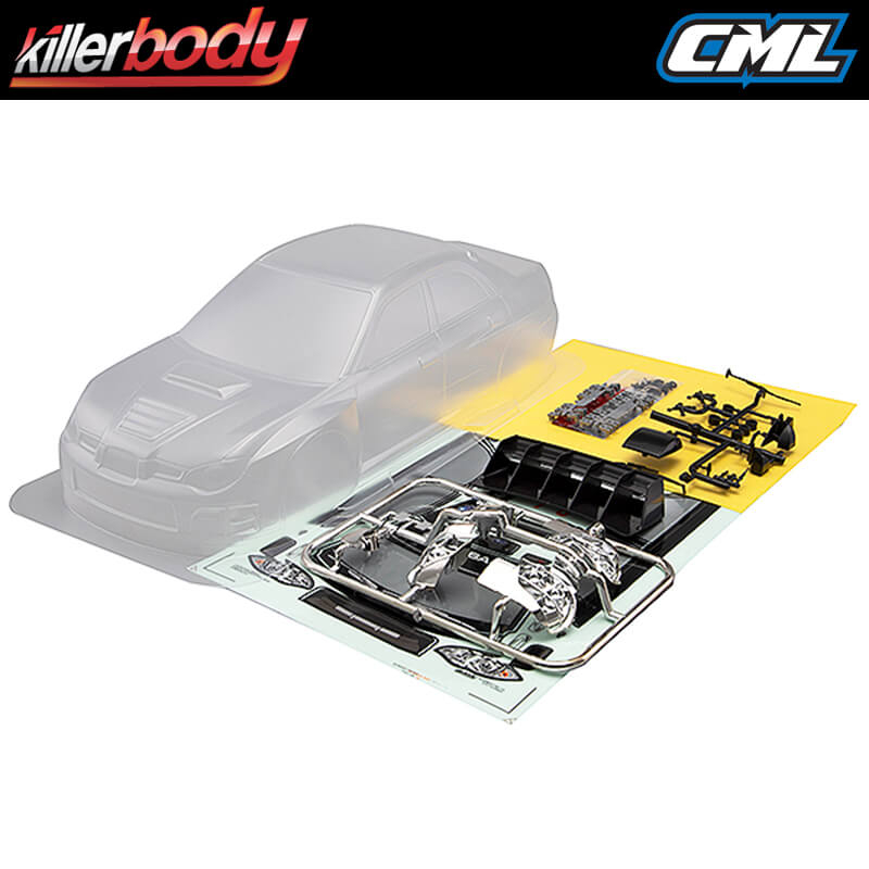 image KILLERBODY SUBARU IMPREZA WRC 2007 CLEAR BODY KIT - Image 1
