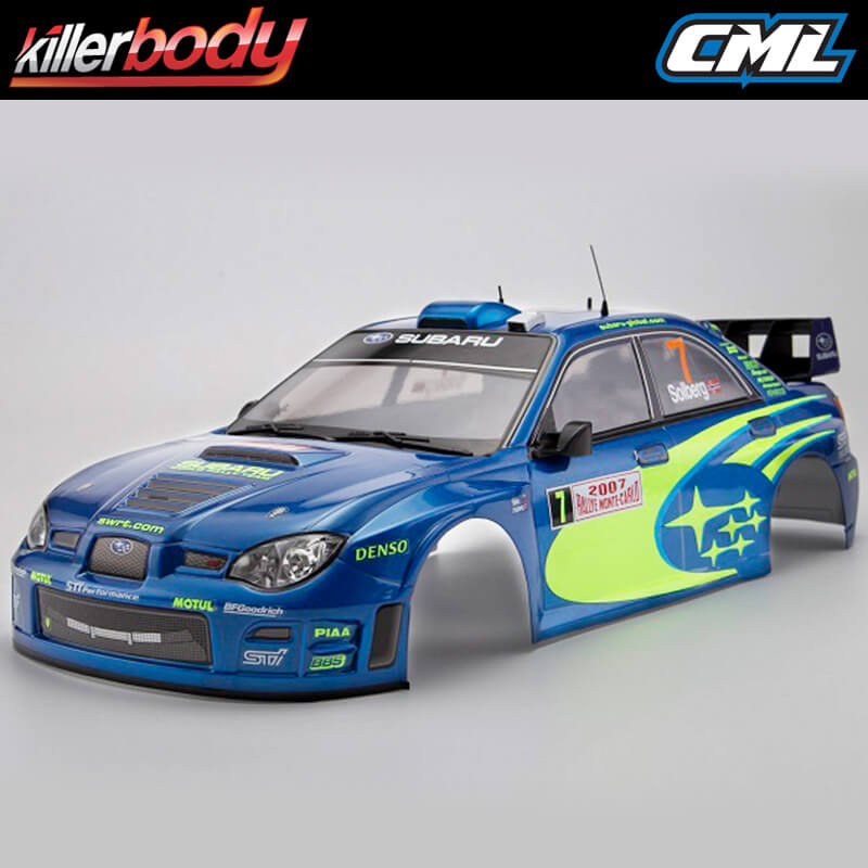 image KILLERBODY SUBARU IMPREZA WRC 2007 PAINTED BLUE BODY KIT - Image 1