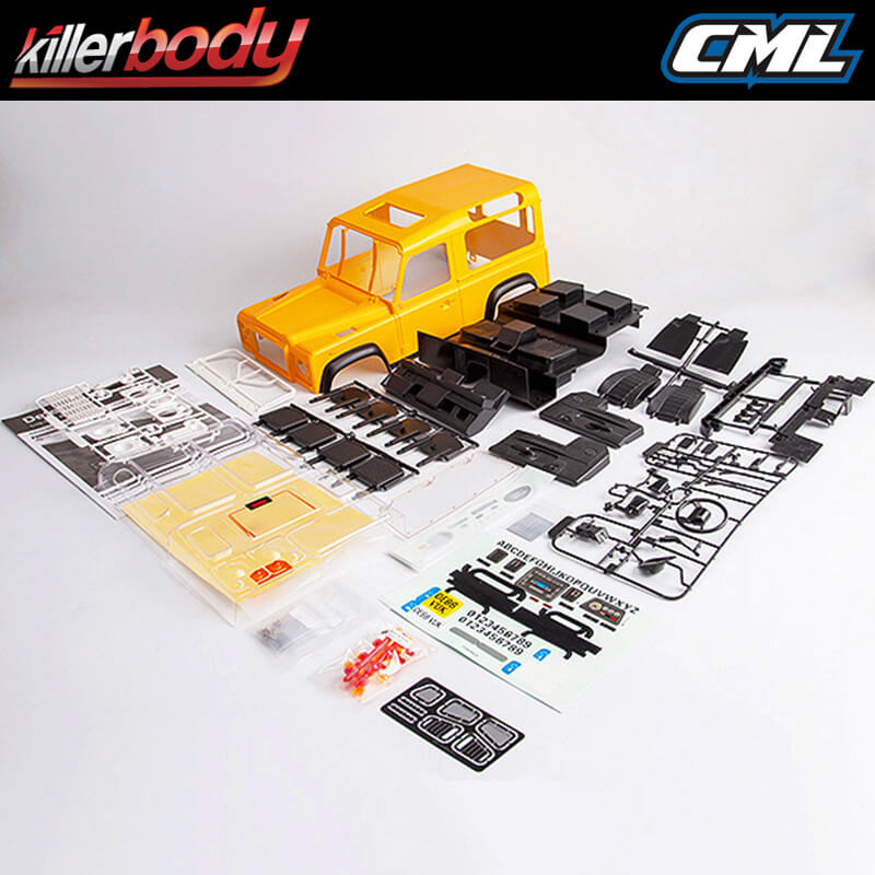 image KILLERBODY LR90 HARDBODY SET PAINTED YELLOW - Image 1