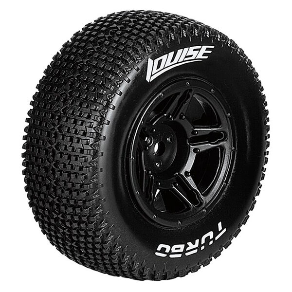 image LOUISE RC SC-TURBO 1/10 RR SUPER SOFT SLASH RR , SLASH 4*4 BLACK - Image 1