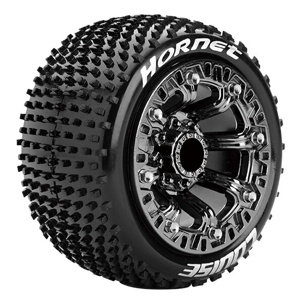 image LOUISE RC ST-HORNET 1/16 SOFT SPOKE BLACK CHROME TRX 1:16 - Image 1