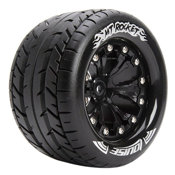 image LOUISE RC MT-ROCKET 1/10 SOFT BEARING BLACK GP JATO 2WD FR - Image 1