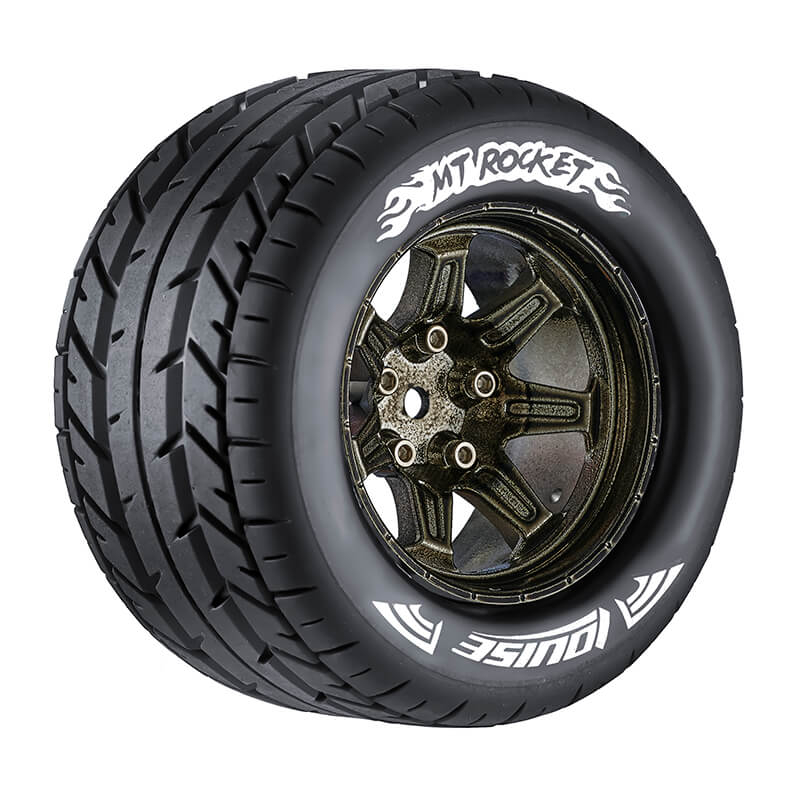 image LOUISE RC MT-ROCKET 1/10 SOFT HEX 14MM BLACK CHROME ARRMA G - Image 1