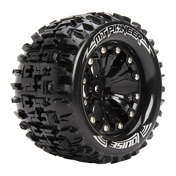 image LOUISE RC MT-PIONEER 1/10 SOFT BEARING BLACK GP JATO 2WD FR - Image 1