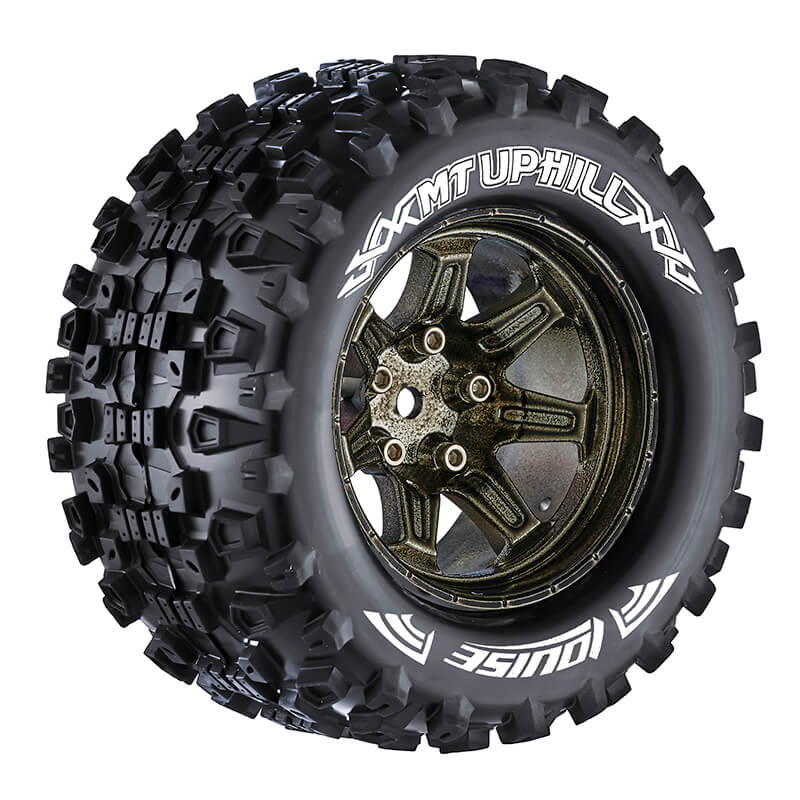 image LOUISE RC MT-UPHILL 1/10 SOFT HEX 14MM BLACK CHROME ARRMA G - Image 1