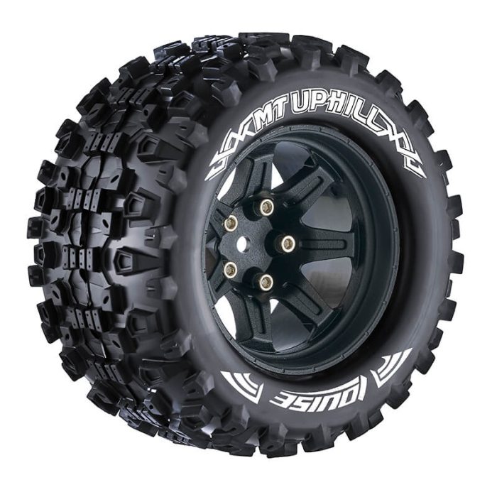 LOUISE RC MT-UPHILL 1/10 SOFT HEX 14MM BLACK ARRMA GRANITE - Image 1