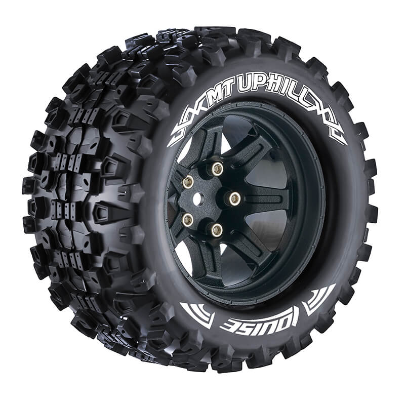 image LOUISE RC MT-UPHILL 1/10 SOFT HEX 14MM BLACK ARRMA GRANITE - Image 1