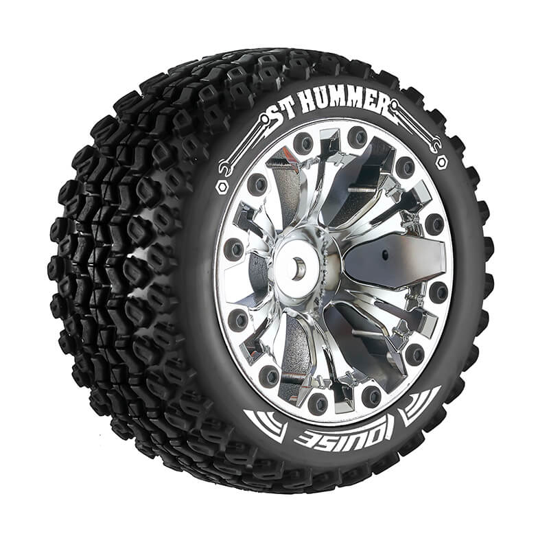 image LOUISE RC ST-HUMMER 1/10 SOFT 0 OFFSET CHROME EP STAMPEDE 2 - Image 1