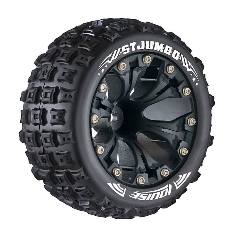 image LOUISE RC ST-JUMBO 1/10 SOFT 1/2 OFFSET BLACK GP JATO 2WD R - Image 1