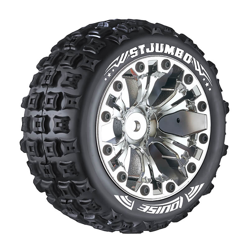 image LOUISE RC ST-JUMBO 1/10 SOFT 0 OFFSET CHROME EP STAMPEDE 2W - Image 1