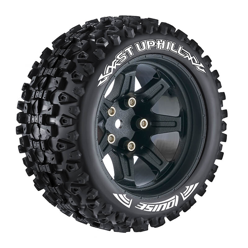 image LOUISE RC ST-UPHILL 1/10 SOFT HEX 14MM BLACK ARRMA GRANITE - Image 1