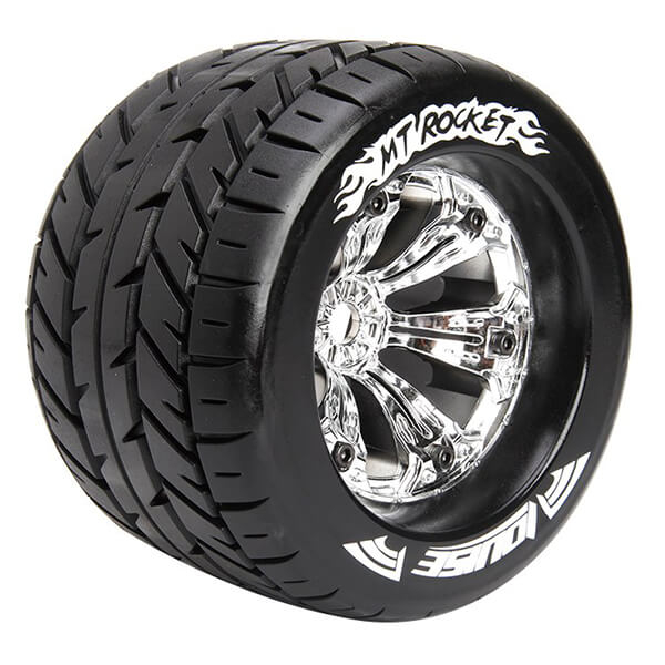 image LOUISE RC MT-ROCKET 1/8 SPORT 1/2 OFFSET CHROME EP E-REVO F - Image 1