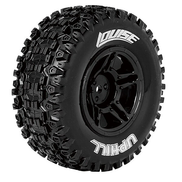 image LOUISE RC SC-UPHILL 1/10 RR SOFT SLASH RR , SLASH 4*4 F/R BLACK - Image 1