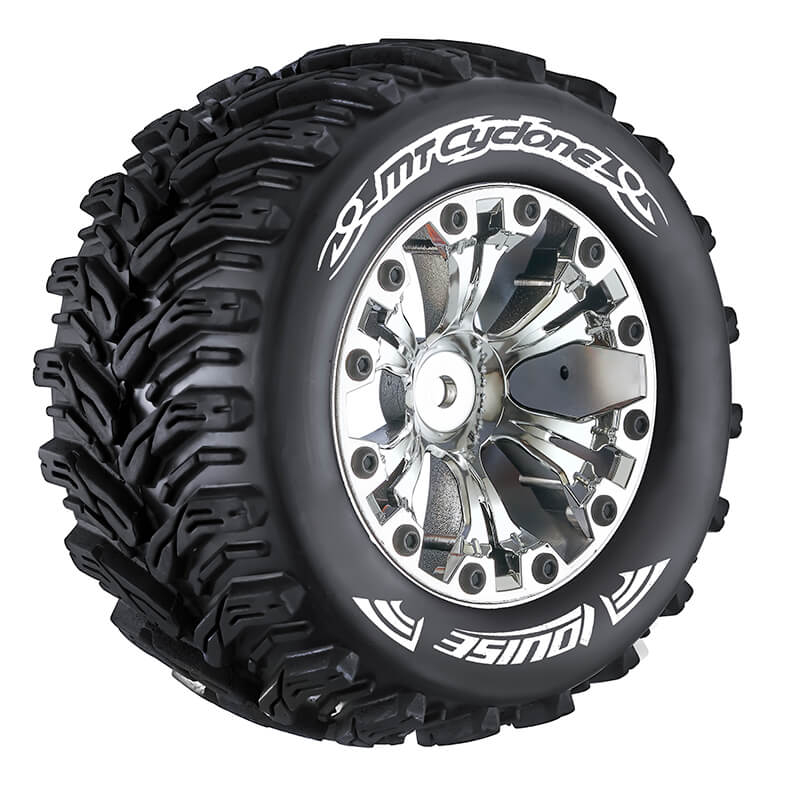 image LOUISE RC MT-CYCLONE 1/10 SOFT 0 OFFSET CHROME EP STAMPEDE - Image 1