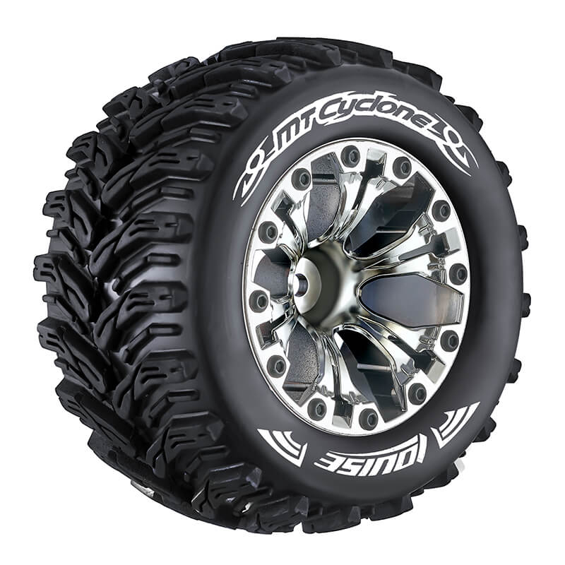 image LOUISE RC MT-CYCLONE 1/10 SOFT 1/2 OFFSET CHROME GP JATO 2W - Image 1