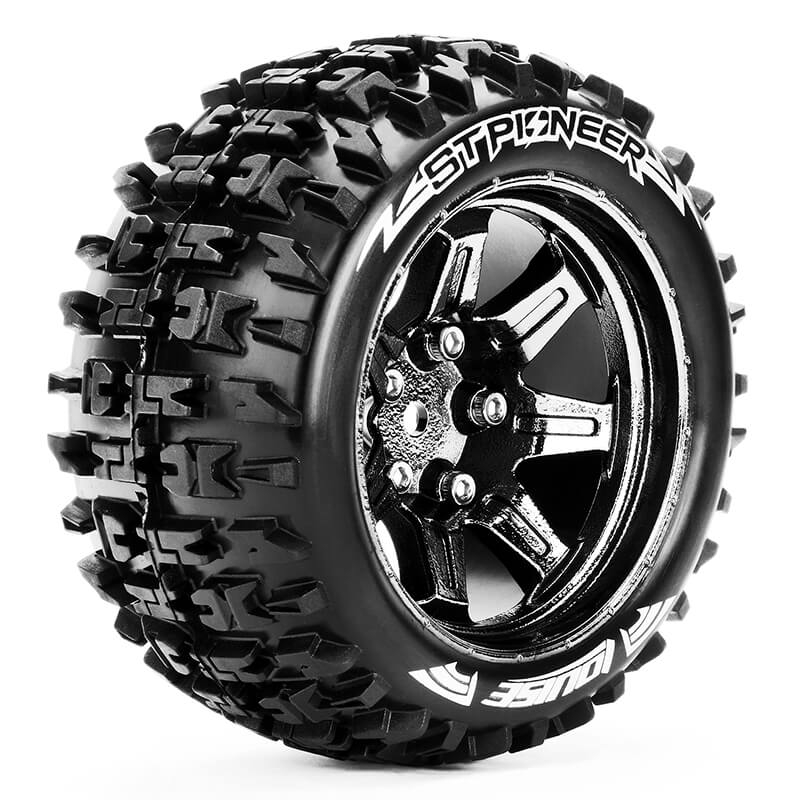 image LOUISE RC ST-PIONEER 1/10 SOFT HEX 14MM BLACK CHROME ARRMA - Image 1