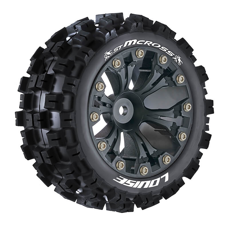 image LOUISE RC ST-MCROSS 1/10 SOFT 0 OFFSET BLACK EP STAMPEDE - Image 1