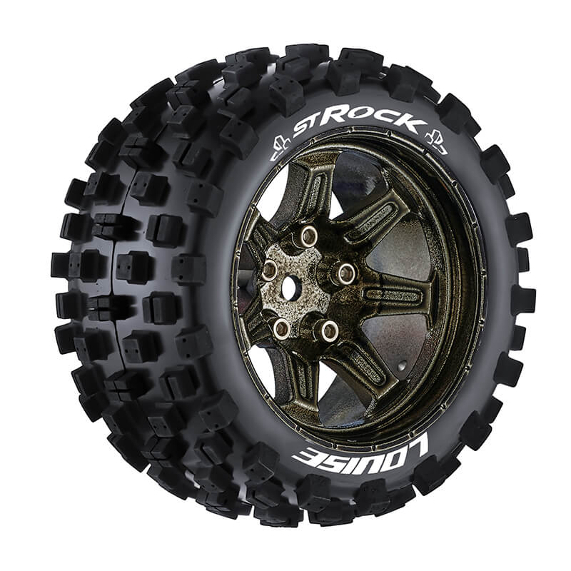 image LOUISE RC ST-ROCK 1/10 SOFT H EX 14MM BLACK CHROME ARRMA GRA - Image 1