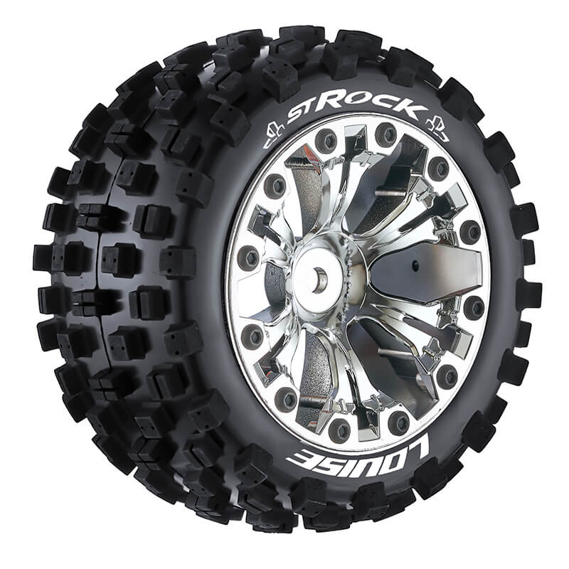 image LOUISE RC ST-ROCK 1/10 SOFT 0 OFFSET CHROME EP STAMPEDE 2WD - Image 1