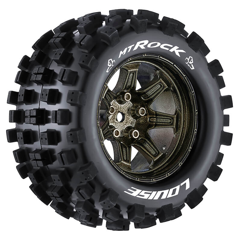 image LOUISE RC MT-ROCK 1/10 SOFT H EX 14MM BLACK CHROME ARRMA GRA - Image 1