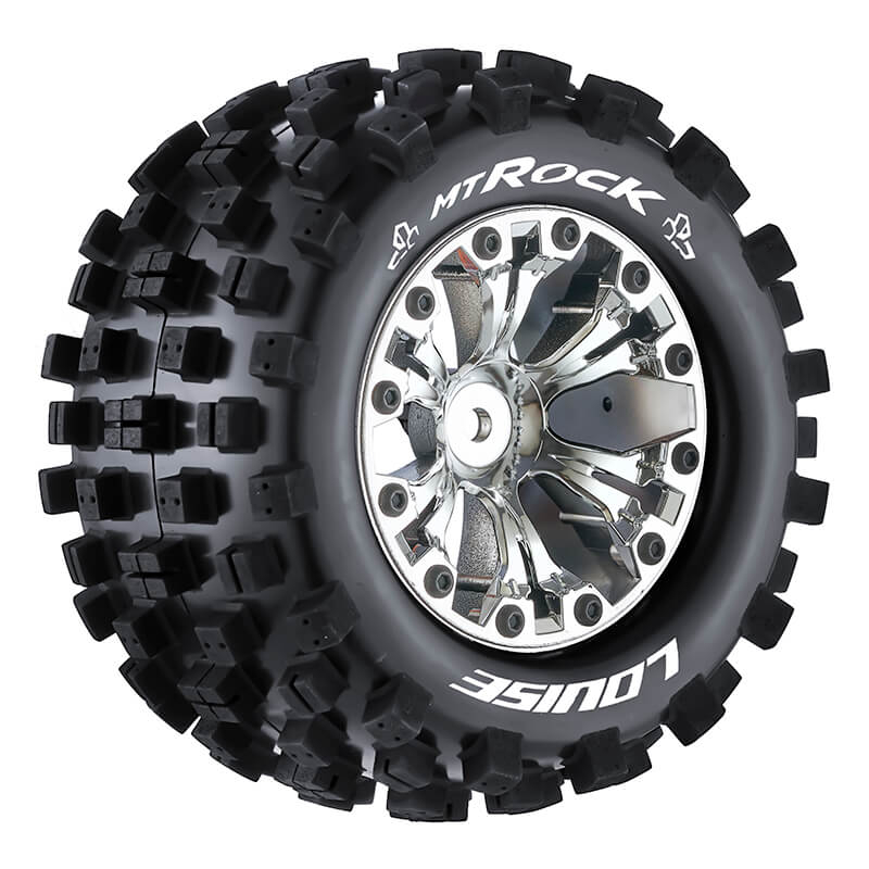 image LOUISE RC MT-ROCK 1/10 SOFT 0 OFFSET CHROME EP STAMPEDE 2WD - Image 1
