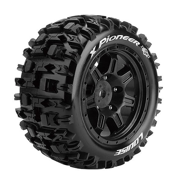 image LOUISE RC X-PIONEER BLACK MOUNTED X-MAXX HEX 24MM - Image 1