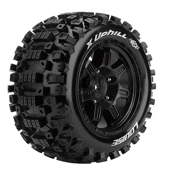 image LOUISE RC X-UPHILL BLACK MOUNTED ARRMA KRATON 8S HEX 24MM - Image 1